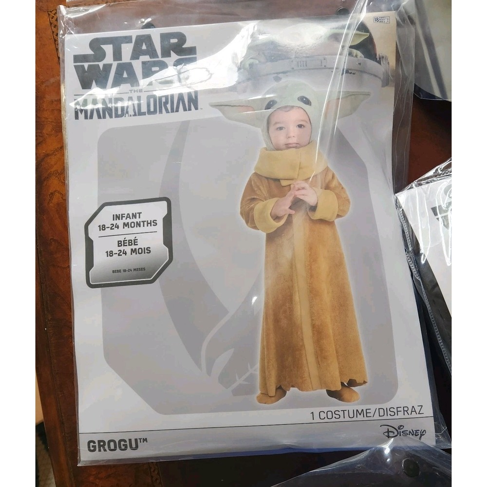 Star Wars Grogu Baby Yoda Infant Costume 18–24M NWT Halloween CosplayStar Wars